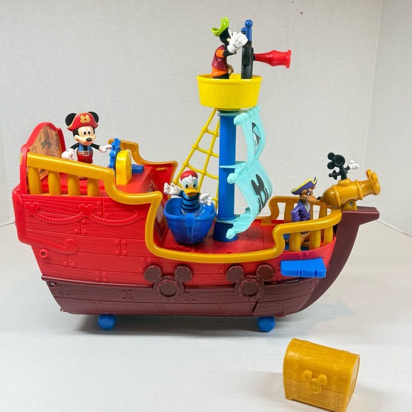 Disney Junior Mickey Mouse Funhouse Treasure Adventure Pirate Ship Sounds - Picture 10 of 15